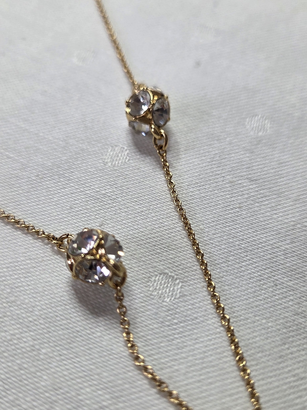 kate spade Lady Marmalade Gold Tone Crystal Necklace - Picture 4 of 4